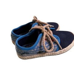 Cat & Jack Navy Blue, Bright Blue, Grey and Tan Sneakers size 8