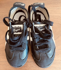 Onitsuka Tiger Mexico 66 Black White C534Y Kids Size K10 Shoes F580416 PI