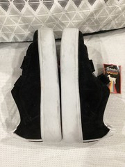 Goats Kids Black/White The 305 Two-Strap Platform Sneakers Leather SZ 3