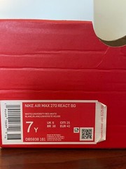 Nike Air Max 270 React BG – DB5938 – Youth Size 7