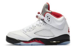 Jordan 5 Retro Fire Red Silver Tongue 2020 GS Kids 440888-102 New Authentic
