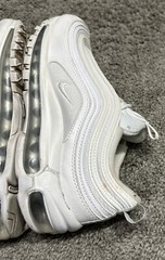 Nike Air Max 97 Triple White Metallic Silver 921522-104 Youth GS 7Y WO’s 8.5