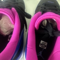 Jordan DAY1 EO Size 4.5Y / 6W Black White Pink Blue Easy Slip On Heel FQ1306 064