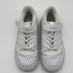 Adidas Forum Low – White – Preschool Basketball Shoes (FY7981) Size 12K Preowned