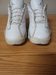 Nike Air Jordan 13 Retro Low Pure Platinum Size 6.5Y 310811-100 READ