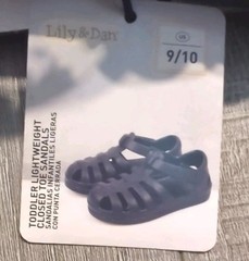 Lily & Dan Toddler Lightweight Closed Toe Sandals – 9/10 Navy Blue – NEW