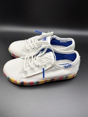 Keds Kids Kickstart Seasonal Sneaker White/Multi Size 8M New W/O BOX