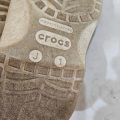 Youth Crocs. Size J 1
