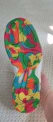 Nike Fruity Pebbles Youth Sneakers Neon Soles 7Y US 6 UK 09/14 644791-100 10/14