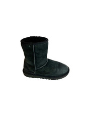 UGG Kids Classic II Black Suede Boots Kids Size 2 Youth 1017703K
