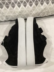 Goats Kids Black/White The 305 Two-Strap Platform Sneakers Leather SZ 4
