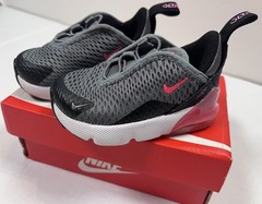 DD1646-031 Toddlers Nike Air Max 270 (TD) Size 4c Worn Once Pink Gray White WBox