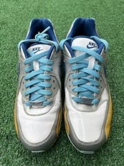 Nike Air Max Wright Kid’s Youth 318266-143 White/Blue/Silver Sz 5.5y RARE Woman7