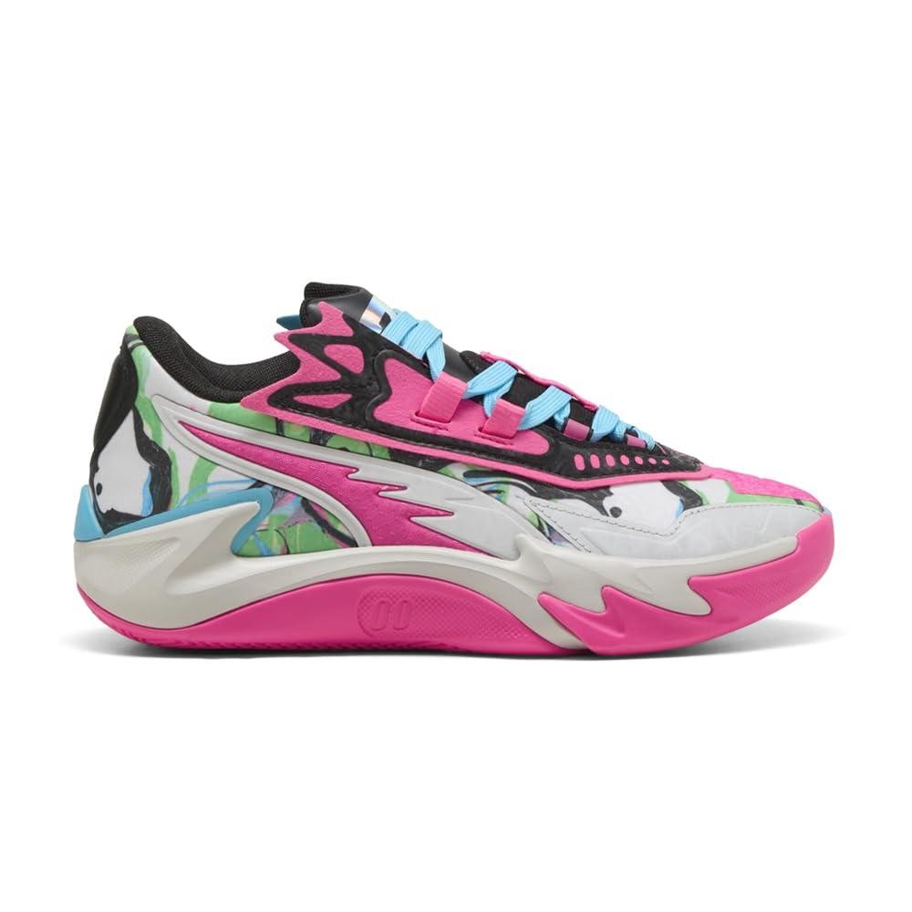 PUMA Big Kids‘ Scoot Zero II Sneakers – Bright Aqua/Feather Gray