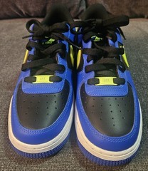 Nike Air Force 1 Low GS | Racer Blue/Volt/Black Size 6.5Y Youth Unisex Women’s 8