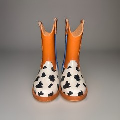 Disney Toy Story Toddler Rain Boots Woody Jessie Cowboy Size 5C Discontinued