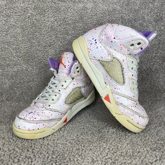 Nike Air Jordan 5 Retro Easter Splatter Shoes CT1701-100 Youth US Size 12C