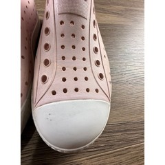 Native Jefferson Kids Shell Pink EVA Slip On Water Shoes Sneakers Round toe 2