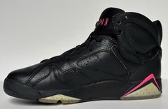 Nike Air Jordan Retro 7 Black/Hyper Pink 442960-018 Youth Size 6.5 Womens Size 8