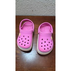 Crocs Crocband Clogs Kids Size C9 Electric Pink Sporty Water Shoes Sandals