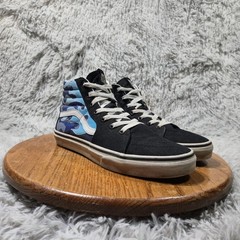 VANS “OFF THE WALL” Camo Flame Sk8 Hi-Top Junior Kids Size 7 Retro Y2K Sneakers