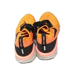 Nike Epic React Flyknit Youth 5.5 Orange Black Running Sneakers Shoes