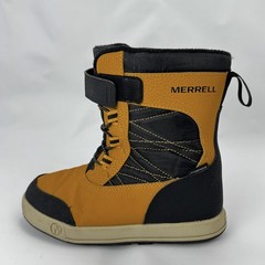 Merrell Snow Storm 2.0 Waterproof Yellow Black Unisex Winter Snow Boots Kids 1M