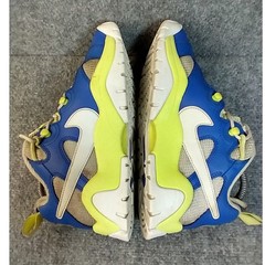 Nike Air Barrage Low Blue Volt Yellow Kids Sneakers FN6972-480 Size 6Y