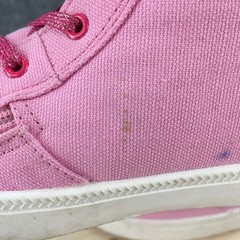 Billy Shoes Youth 3 Haring Essential Hi-Top Sneakers Pink Lace Up Comfort Casual