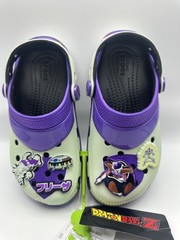 Crocs Dragon Ball Z Classic Clogs Purple White New NWT 5 Youth / 7 Women’s