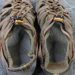 Keen Whisper Kids Size 7 Sandals Brown Bungee Cord Water Shoes Slingback
