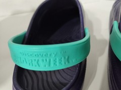 Rugged Shark Washable, Floatable Comfort Clog- Kids Size 4