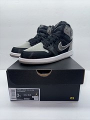 Nike Air Jordan 1 Retro High OG Satin Shadow Black Grey FD5304-010 Size 3Y