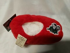 Peanuts Snoopy Christmas Slippers Snuggle Toes Non-Slip Fits Kids Shoe Sz. 4-7