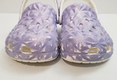 Crocs Classic Geometric Clog Lilac Comfortable Slip On Shoe 209693 Youth Size J1