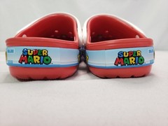 Crocs Kids Super Mario Bros. Classic Lights Clog, Red, US C13