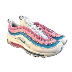 Nike Air Max 97 SE (GS) Shoes White Active Fuchsia Sneaker Special Edition 5Y