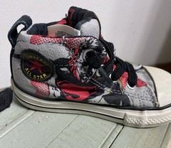 Converse Chuck Taylor All Star Shoes Infant Size 6 High Top Superman DC Comics