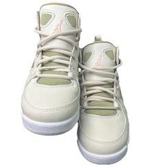 Air Jordan Flight Origin 4 GS 555333-101 Women 8.5 / 7Y Light Bone Pink Olive