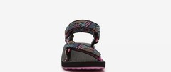 Teva Kids Original Multicolor Universal Sandal, Black Pink Size 1Y NEW