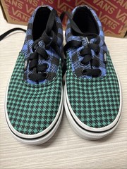 VANS ERA BUFFALO MIX MULTICOLOR PLAID SKATE SHOES Sz 1 Worn 1 X. EUC FREE SHIP