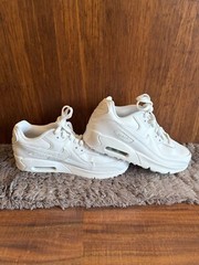 Nike Air Max 90 Shoes White CD6864-100, size 7Y
