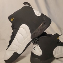 Jordan JumpMan Pro, Y Sz .2.5, Black- n-White Color Pattern, DQ8434-071, 2022