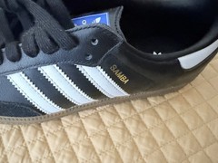 Size 4 1/2- adidas Samba OG Black Gum