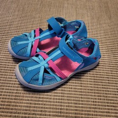 Merrell Kids Water Sandals Size 3 Blue Pink Outdoor Hiking Athletic Shoes…