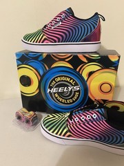 Heelys Kids Shoes Sz 5 Rainbow Pro 20 Wheeled Style HE101009H
