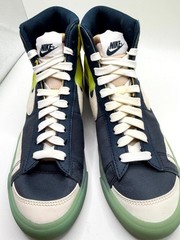 Nike Blazer Mid ’77 GS Move To Zero DO2699-400 Kid 7 Armory Navy Basketball Shoe