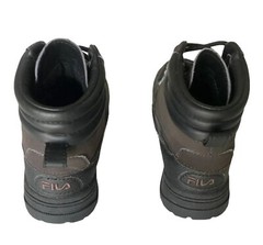 Fila Kid’s WeatherTech Boots Color Espresso Brown Black Size 1.5 Used Pre Owned