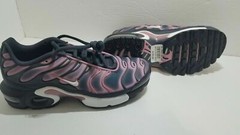 Nike Air Max Plus TN GS Running Shoes Gridiron Grey 718071 006 Sz 3.5Y-Wmns 5.5