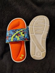 Under Armour Ignite VI Slides Unisex Orange White Size 1Y